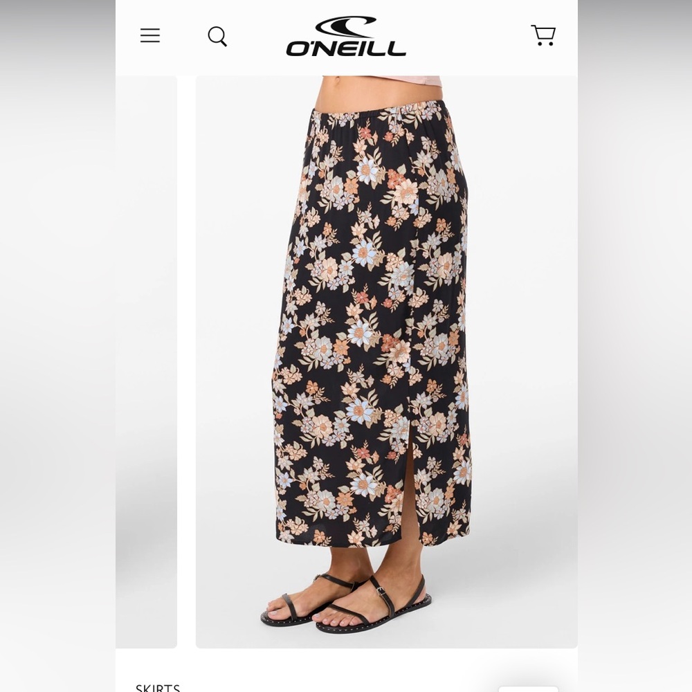 O'Neill Bellamy Bali Floral Midi Skirt
